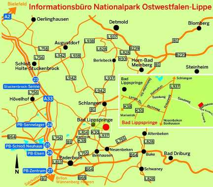 Exkurs Informationsbüro Nationalpark Ostwestfalen-Lippe Einrichtung des Landesbetriebes Wald
