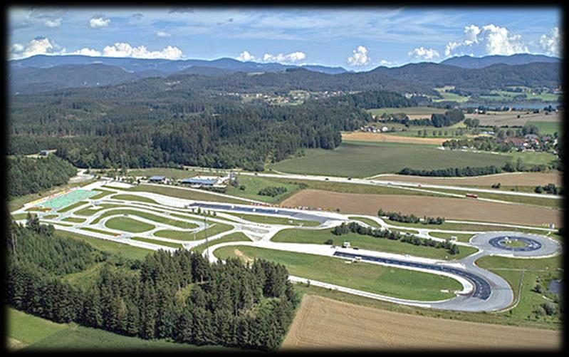 Parcours: Fahrtechnikzentrum des ÖAMTC in Mölbling-Mail Tests: Übungsphase und Parcours Einschätzung der