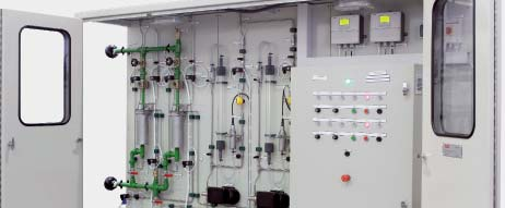Kondensatsammler in einem Kraftwerk Trübungs-Messsysteme Die robusten Trübungs-Messsysteme werden in anspruchsvollen Applikationen zur Wasseraufbereitung eingesetzt.