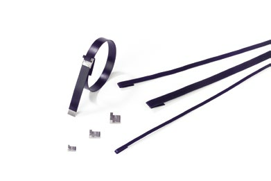 Edelstahlkabelbinder als Bandware mit separaten Verschlussköpfen Ty-Met Edelstahlkabelbinder Neue, erweiterte Auswahl von Edelstahlkabelbindern als Rollenware mit separaten Verschlussköpfen für eine