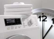 Finish Dampf Weniger Bügeln: Das Finish für feuchte, frisch gewaschene Wäsche reduziert den Bügelaufwand um die Hälfte.