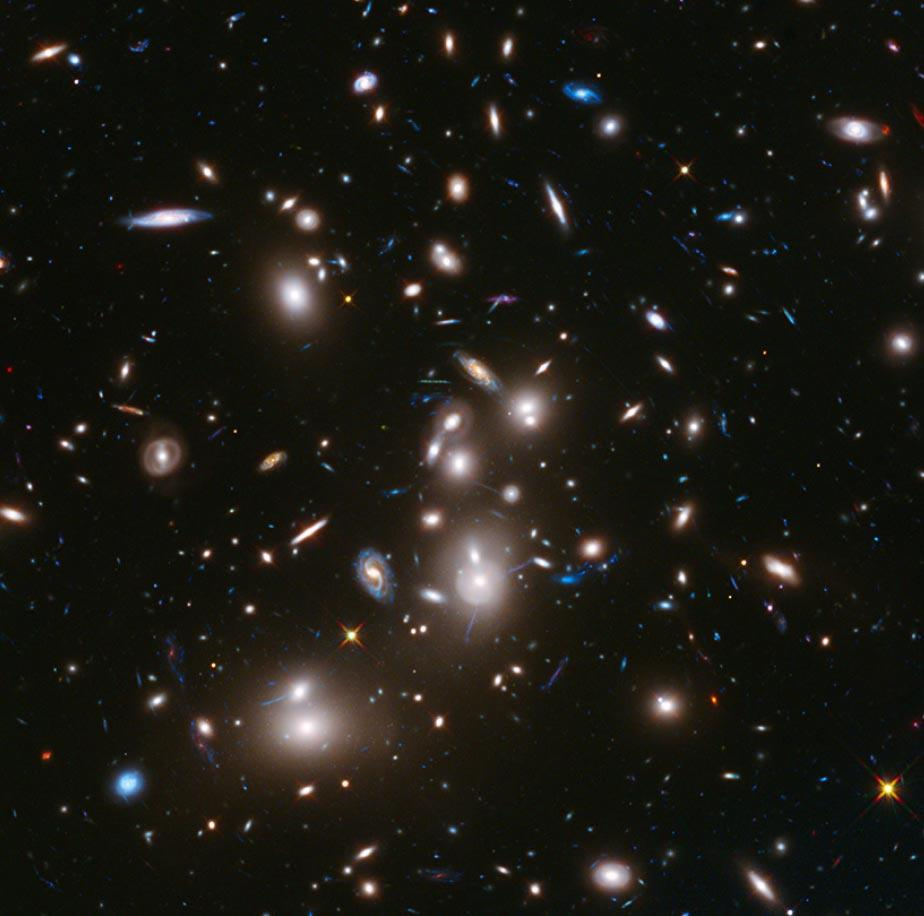 Entstehung von Galaxienhaufen Entwicklung
