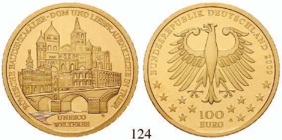 124 100 Euro 2009, nach unserer Wahl, D-J. UNESCO- Weltkulturerbe.