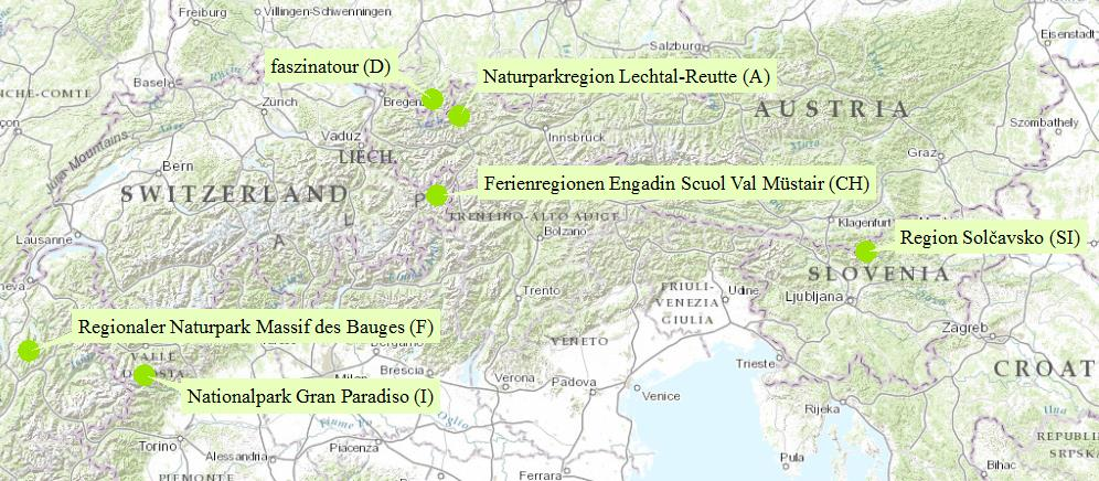 CASES STUDIES Faszinatour (D) Naturparkregion Lechtal-Reutte (A) Ferienregionen Engadin Scuol, Engadin Val