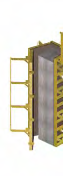 quadratisch von 10 bis 60 cm Versetzen mit nur einem Kranhub Leiteraufstieg und
