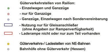 Eisenbahnverkehrsunternehmen: * DB Railion *