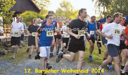 ßende 800-m-Lauf dank der Unterstützung der Grundschule Borgloh angenommen. Eine nicht enden wollende Läuferschlange machte sich dann gegen 19.