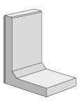 L- und U - Steine L-Steine, unbewehrt grau Format (H/B/L) Dicke (cm) VE/Pal. 40/30/40 cm 40 kg 6,0-7,5 24 St. 50/30/40 cm 61 kg 9,0-15,0 16 St. Preis auf Anfrage!