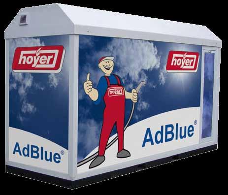 AdBlue Verkaufsgebinde und lose Ware AdBlue Lagerbehälter AdBlue IBC-System (Intermediate Bulk Container) Die ideale Versorgung für Betreiber von kleineren Fahrzeugflotten bzw.