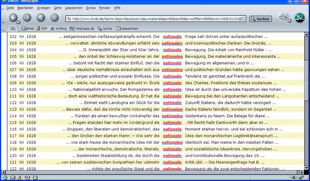 Engelberg, Linguistische Methodenlehre, FS 2009, Uni Mannheim [Folie 7] Ergebnisse