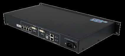 2560x960 oder 1536x1536 Video Interface: DVI-I und HDMI In (als Backup konfigurierbar), DVI-I und HDMI Out für Kontrollmonitor und/oder weiteren Controller Managementschnittstelle: USB 2.