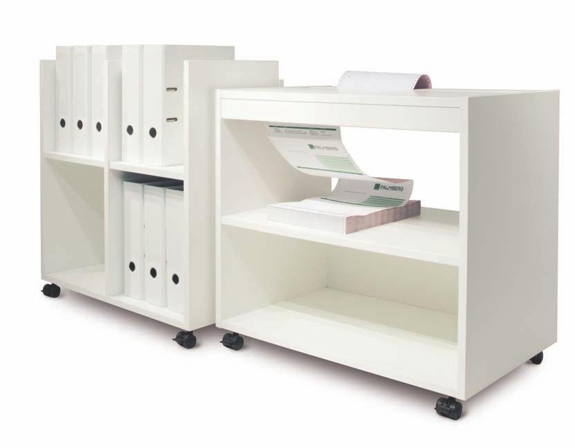 You need a clear system of fi ling, saving and sorting your documents? The PALMBERG mobile racks offer you an optimal organisation and additionally serve as active designing elements in the offi ce.