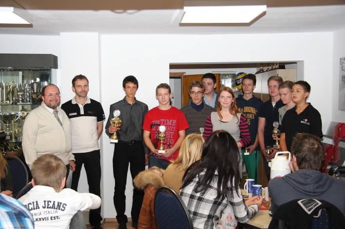 Seite 08 Siegerehrung Jugend Kart Erfolgreiche Nachwuchspiloten wurde geehrt Siegerehrung MSC Adenau Jugend im Kart Slalom und Indoor Kart Sport 2013 Die diesjährige Siegerehrung der Jugend Kart