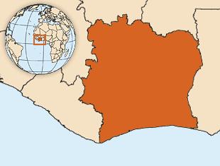 Die Elfenbeinküste Die Elfenbeinküste ist in Westafrika und wird vielfach