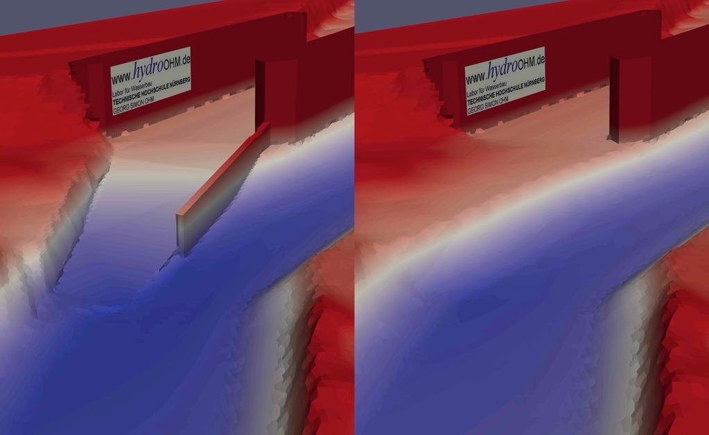 Pegnitz/Steubenbrücke/Nürnberg Optimierung Strömungssituation (3d-Modell) - Bathymetrie