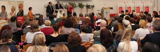 Oktober, die rund 200 Teilnehmerinnen und Teilnehmer der ersten saarländischen Fachtagung für Pallia ve Geriatrie in der Europäischen Akademie in Otzenhausen.