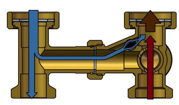 optional DN25 2 206 0000 90 Anschluss / System: G 1 ½ AG flachdichtend Anschluss / Gruppe: G 1 ½ AG flachdichtend Achsabstand: 125 mm Betriebstemperatur: Bis 110 C kvs Wert: 10 Umbau auf Esbe auf