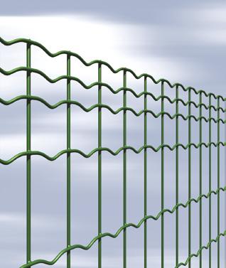 punktgeschweißte Gitter MASTERPLAX - punktgeschweißtes Gitter aus verzinkten Drähten, am Stück PVC beschichtet, Farbe: RAL 6005, in Rollen á 25 m Maschenweite: 101,6 x
