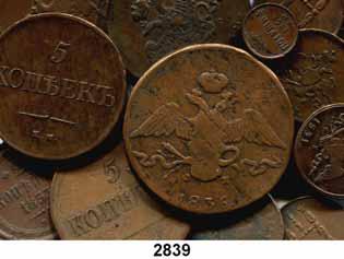 .. Feine Tönung, fast Stempelglanz 40,- 2838 LOT von 8 Silbermünzen, Poltina bis 5 Kopeken.