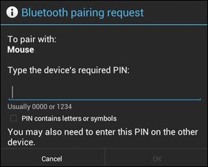 Einen möglicherweise abweichenden PIN-Code entnehmen Sie bitte dem Benutzerhandbuch des betreffenden Bluetooth- Daraufhin startet Ihr Yarvik Tablet Tablet-PC den