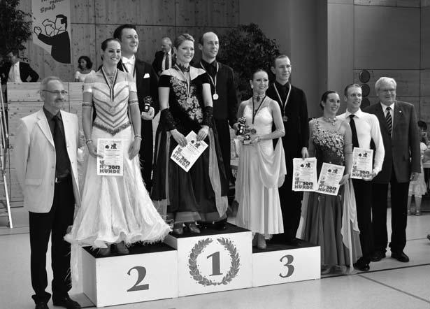 Sören Senger/Susanne Kismala, TSC Grün- Gold Speyer (18) 4. Tillmann Weißer/Bettina Uebe, TC Rot- Weiss Casino Mainz (12) 5.