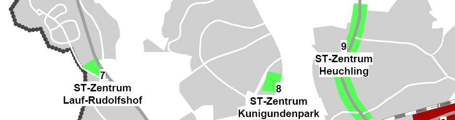 o o Stadtteilzentrum Kunigundenpark Im so genannten Kunigundenpark bestehen gut funktionierende Einzelhandelsstandorte.