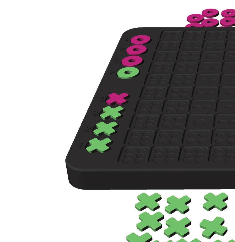 VORBEREITUNG 1 Verteilt die Spielsteine Spielt zu zweit gegen einander oder in Teams. Beim Teamspiel wechseln sich die Spieler eines Teams ab, um einen Spielstein zu setzen.