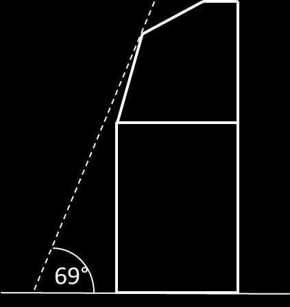 H H ergibt sich aus dem Lot jedes Punktes der Gebäudeoberfläche über der Geländeoberfläche H Die Abstandsflächen von Wänden, die gegenüber der Außenwand zurückgesetzt sind (zurückgestaffelte