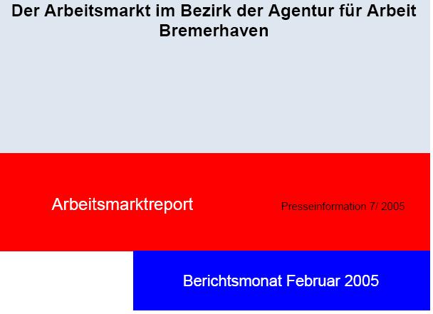 Arbeitslosenzahlen Land Bremen Oktober 2006 Arbeitslose 45.167 Frauen 20.