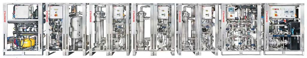 Filtrationssystem Vorfiltration über Discfilter Ultrafiltrationsmodul Steuer- und Rückspülmodul Zusätzlich: