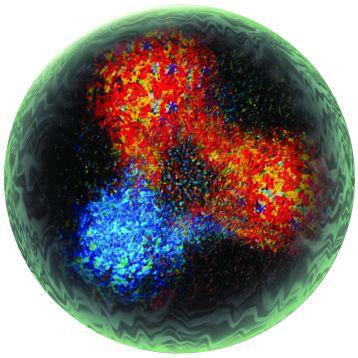 Theoretische Teilchenphysik Aber Protonen und Neutronen bestehen aus kleineren Einheiten, den sogenannten Quarks (up und down). Normale Materie ist mit diesen drei Bausteinen abgedeckt.