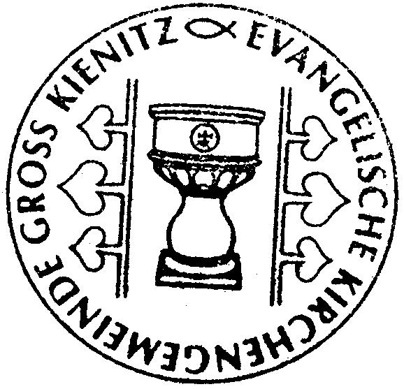 Die Umschrift lautet: EVANGELISCHE KIRCHENGEMEINDE SEGELETZ 14. Konsistorium Berlin, den 9. September 2004 Az.: 1252 3 (720.
