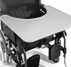 ACHTUNG : Quetschgefahr, bei der Verstellung des Sitzes. ACHTUNG : Niemals den Sitzwinkel verstellen, wenn der Rollstuhl auf einer Schräge steht.