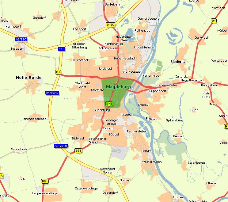 Umweltzone in Magdeburg In Magdeburg ist