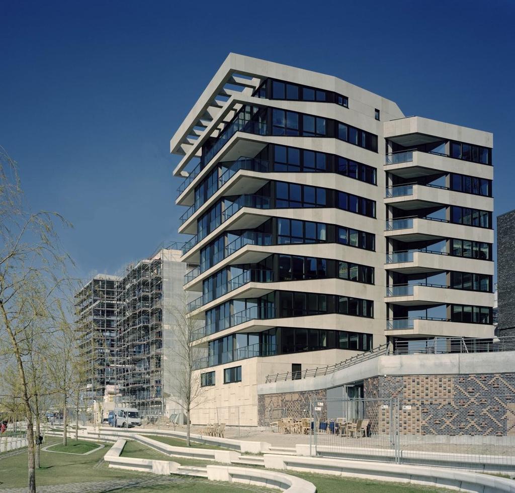 Wohnen La Taille Vent Hamburg Wohnungsbau in der Hafencity Grundstücksgröße 3.810 m 2 BGF Wohnen 4.