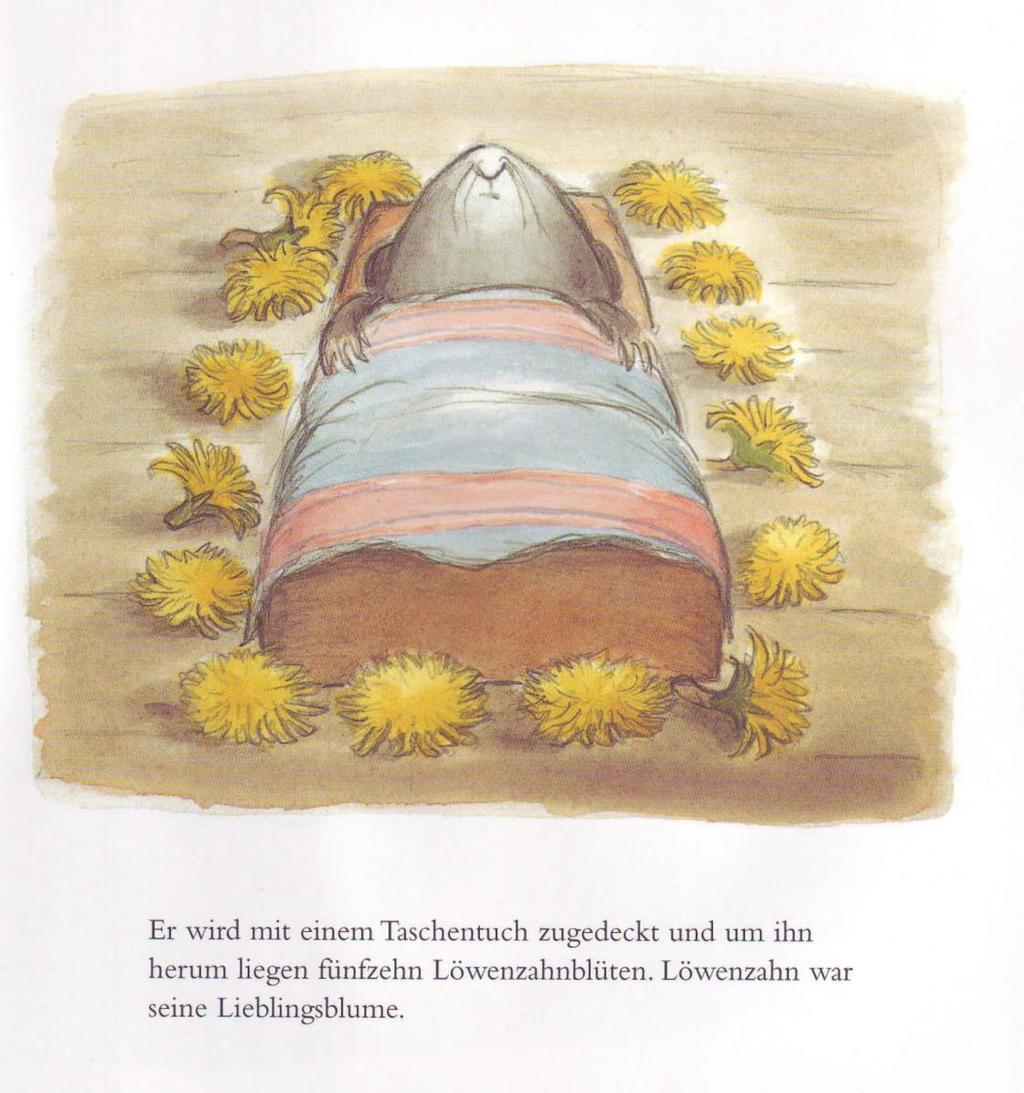 Thema Tod eines geliebten Haustieres: Ulf Nilsson: «Adieu, Herr Muffin» Viele der Fragen von Herrn Muffins Besitzerin regen uns dazu an, mit Kindern