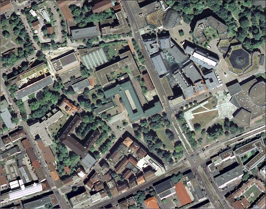 Luftbild Gebiet Das Rosenberg Amt für