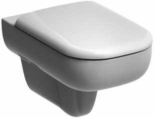 Tiefspül-WC, 6 l, wandhängend, EN 997-6A+6C, EN 33, für WE-Kasten oder Wandeinbau-Druckspüler Modell-Nr.