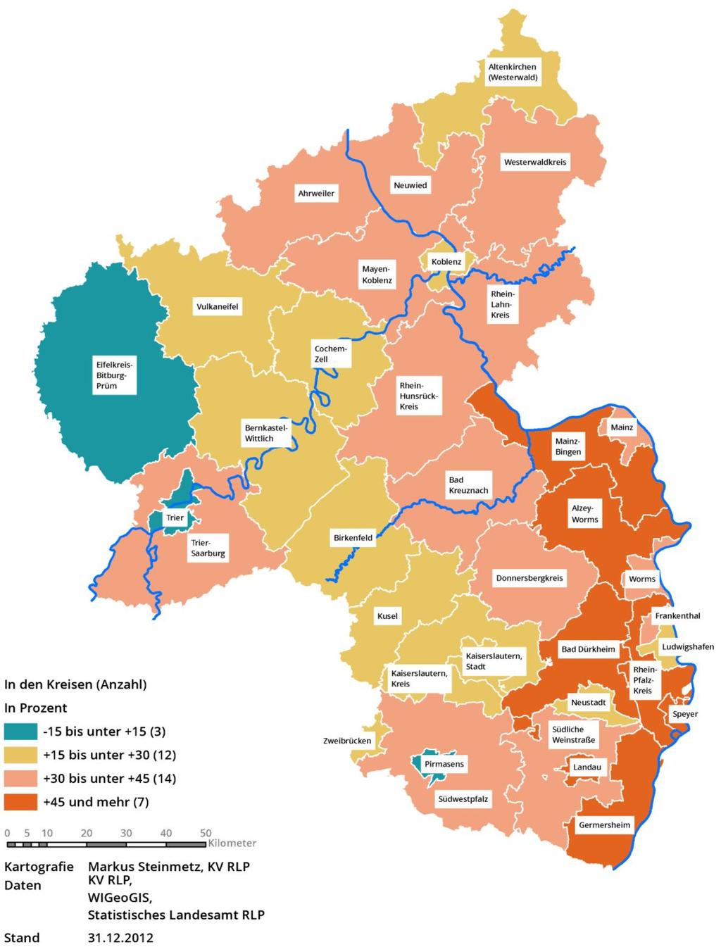 Kreisatlas zur vertragsärztlichen Versorgung: Stadt Mainz und Kreis Mainz-Bingen 21
