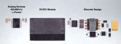 Silica DC/DC-Wandler Analog Devices isopower bietet Vorteile für isolierte DC/DC-Wandler Viele elektronische Systeme nutzen eine galvanische Trennung, um den internationalen Sicherheitsanforderungen