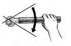 (premontato) sul corpo di un altro raccordo fino a verificare il punto di resistenza, quindi serrare a chiave (si consiglia l'uso di una prolunga) per circa ½ giro. Si veda tabella a lato.