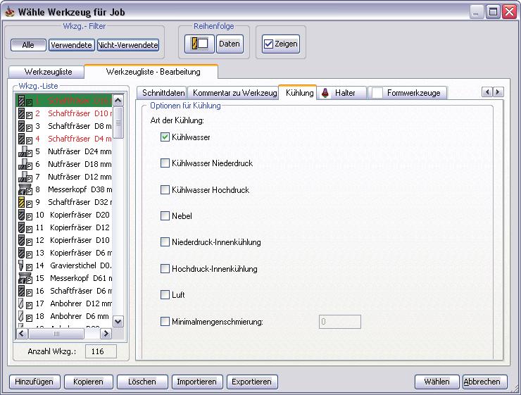 3.1 Werkzeug-Kühlung InventorCAM 2010 bietet die Möglichkeit der Werkzeug-Kühl-/Schmiermitteldefinition.