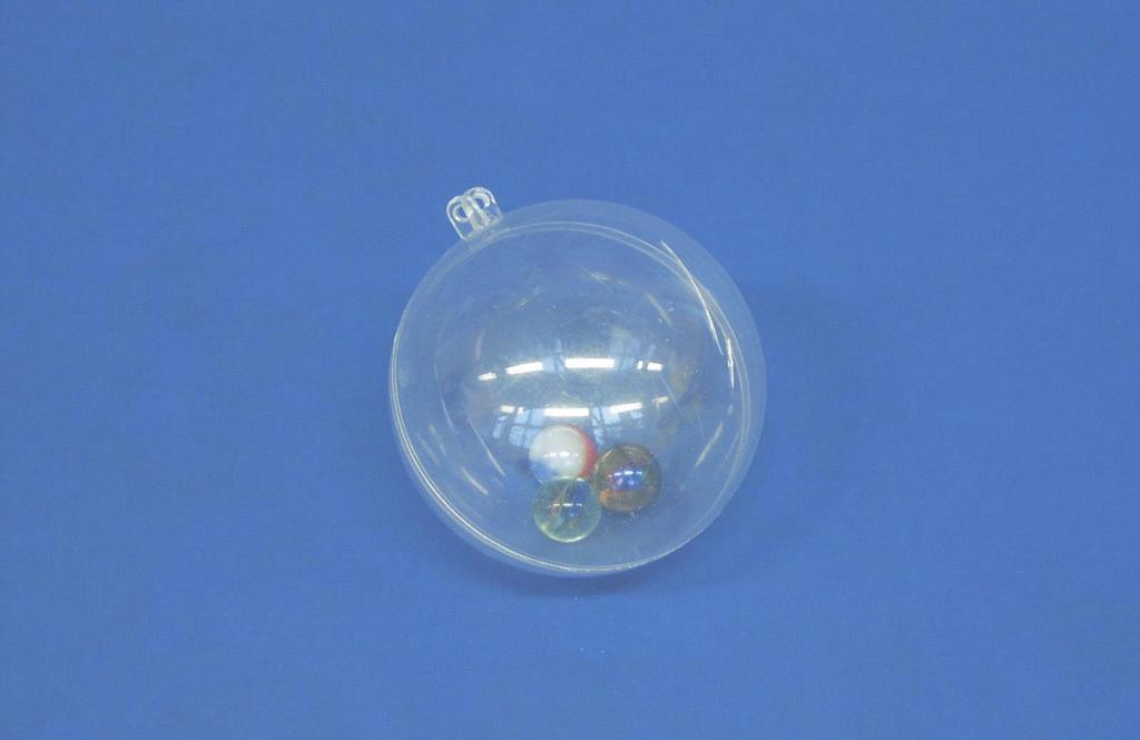 Plastikkugel mit Murmeln Teilbare Plastikkugeln