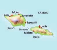 Upolu ist die kleinere der beiden Inseln. Sie ist reich an tropischem Regenwald und traumhaften Sandstränden, insbesondere entlang der einsamen Südküste.