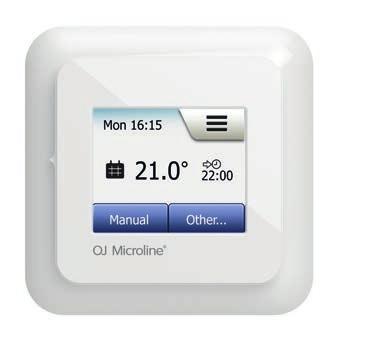 rdruck BESSERES DESIGN FÜR EIN BESSERES ZUHAUSE Ein Touchscreen für einfache Navigation und ein elegantes Design bieten Ihren Kunden einen Thermostat, der nicht nur zu ihrem Heim, sondern auch zu