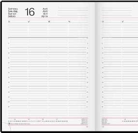 Kalenderschreibpapier Rido idé Buchkalender Conform 1 Tag / 1 Seite, DIN A4+