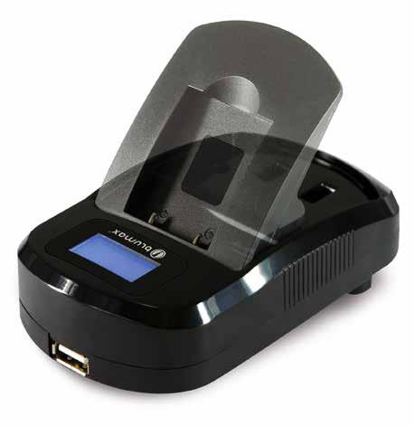 LCD Ladegerät mit auswechselbaren Akkuaufsätzen /LCD Universal Charger with interchangeable Battery-Pack Adapters + OEM Service Top Seller.
