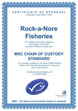 Rückverfolgbarkeit Vom Teller zu zertifizierten Fischereien MSC-Rückverfolgbarkeitsstandard