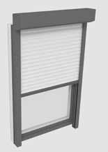 36400 Sonnen- und Insektenschutz Die Sonnen- und Insektenschutzsysteme ergänzen Fenster zu einer funktionalen Einheit und unterstützen das Design der Hausfassade.