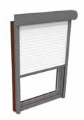 Vorsatz-Rollladen Insektenschutzrollo Miniaufsatz- Rollladen Innenjalousie Fensterladen